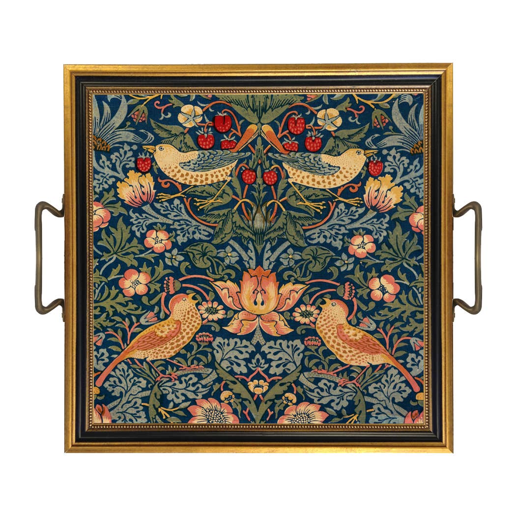 William Morris Strawberry Thief Decorative Tray: Small