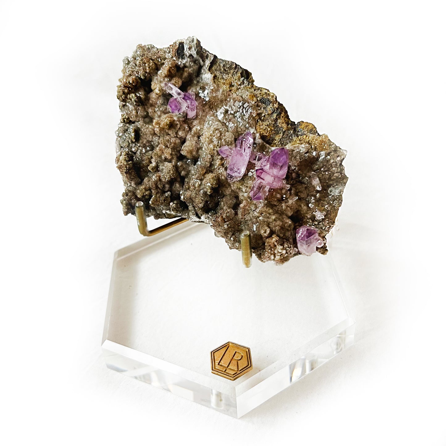 LuxeRox Amethyst Clusters on Matrix