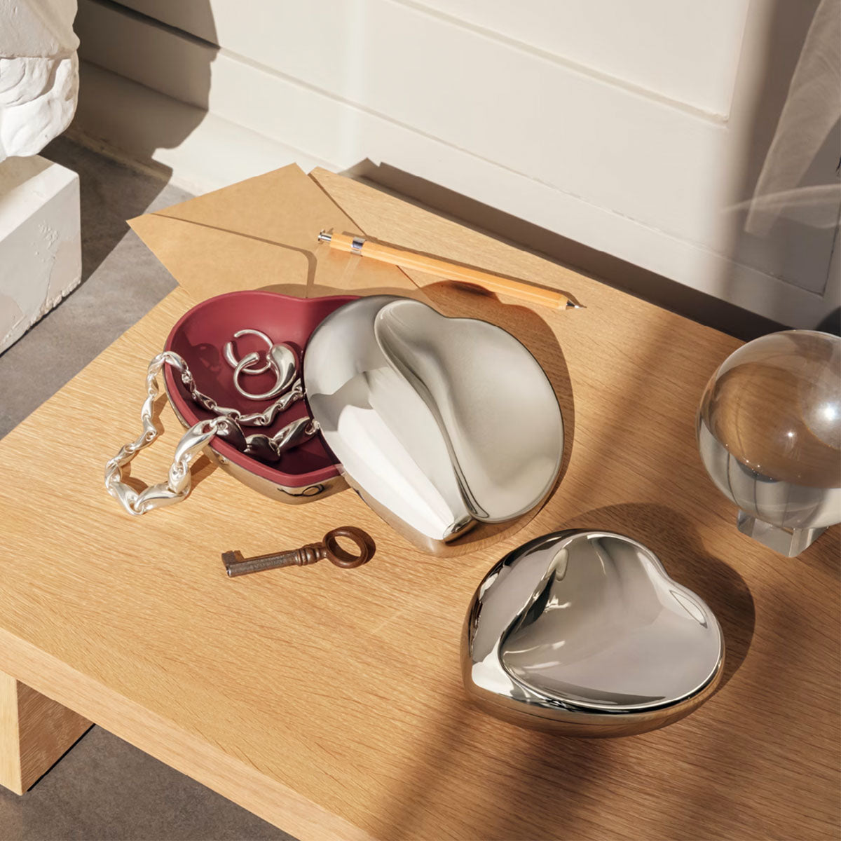 Georg Jensen Heart Shaped Box