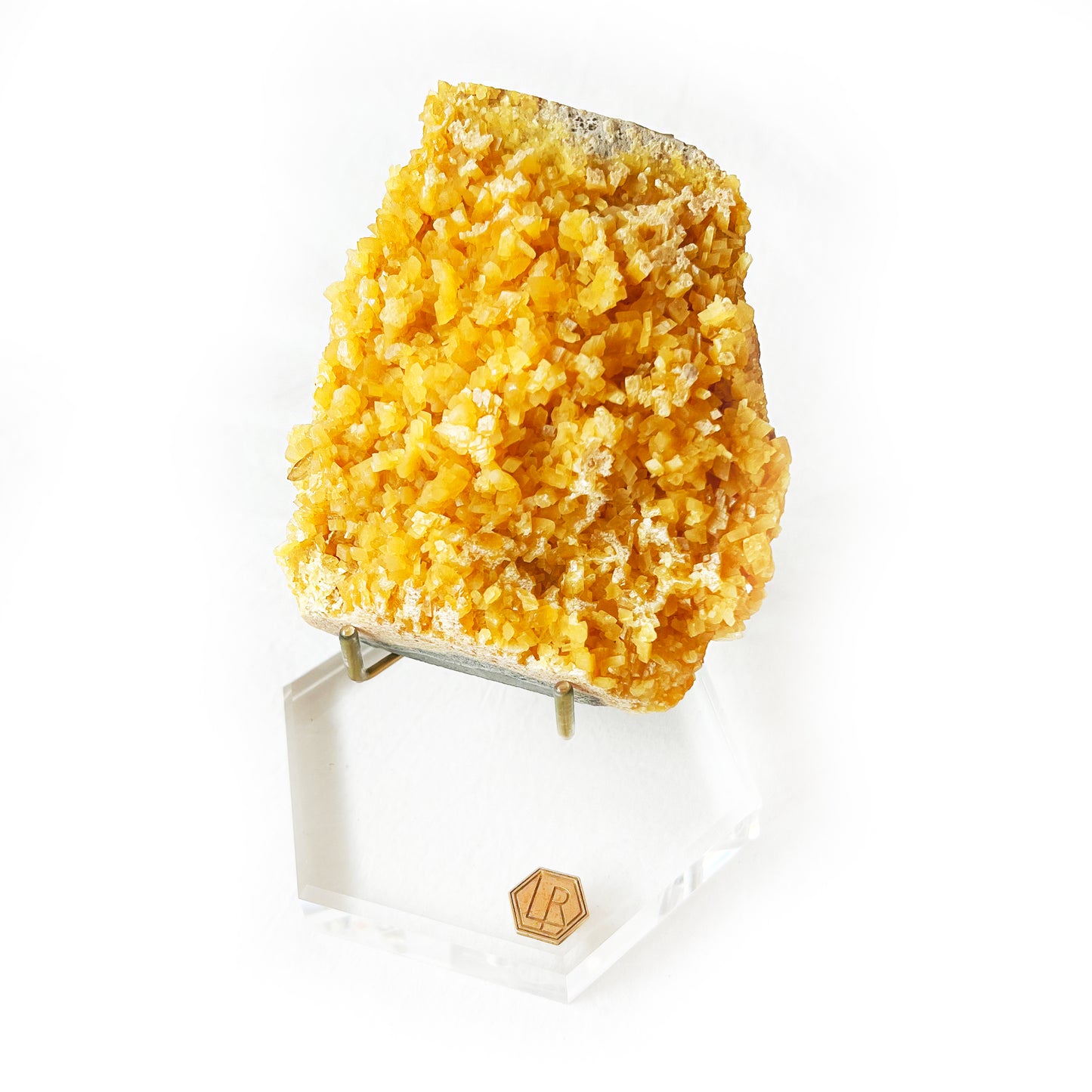 LuxeRox Honey Citrine Barite & Calcite