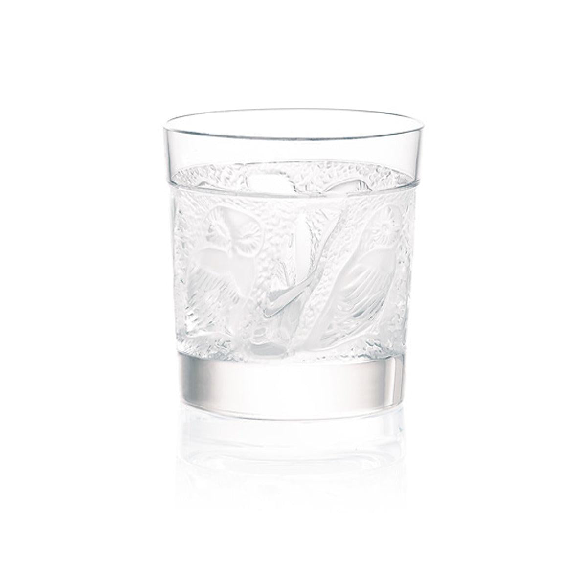 Lalique Owl Old Fashion Tumbler