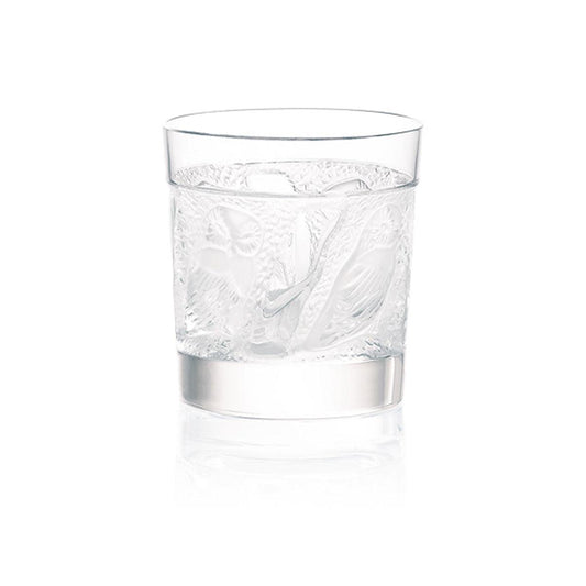 Lalique Owl Old Fashion Tumbler