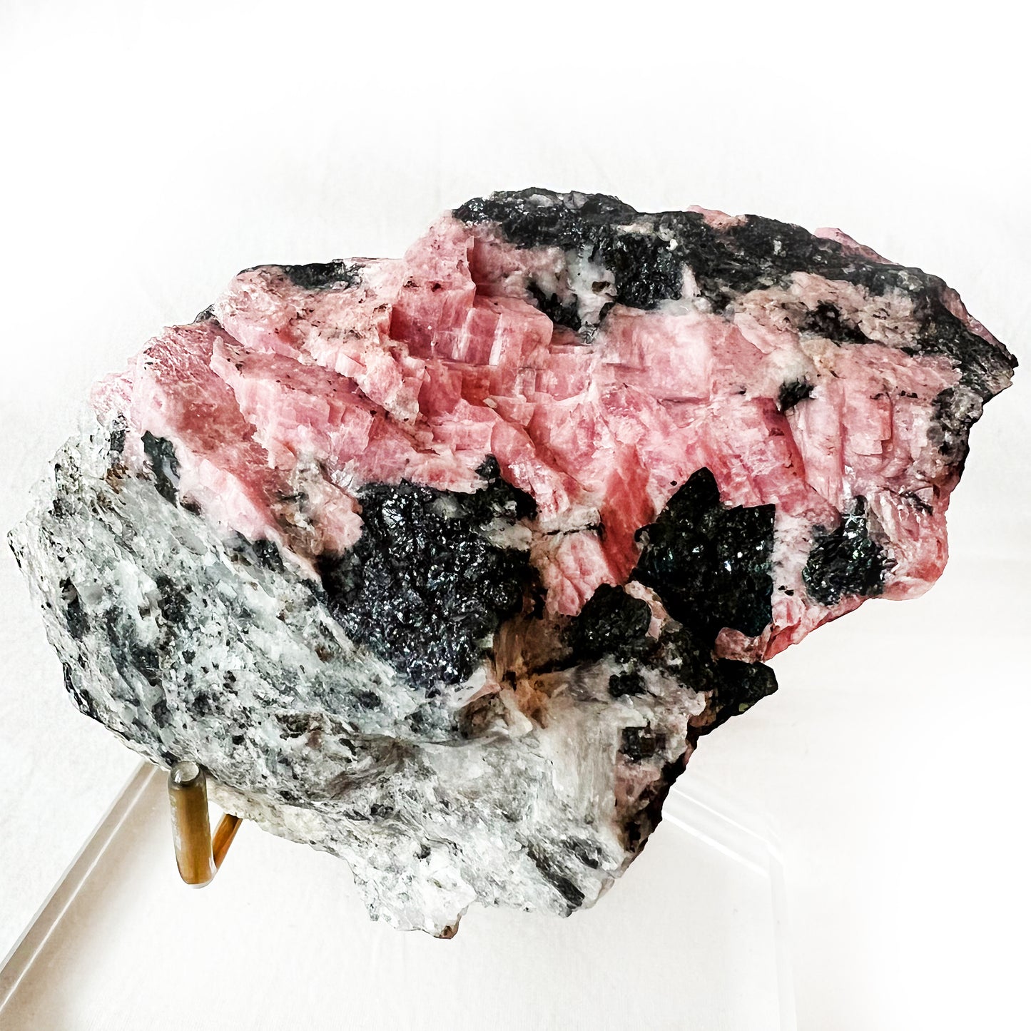 LuxeRox Rhodochrosite on Matrix
