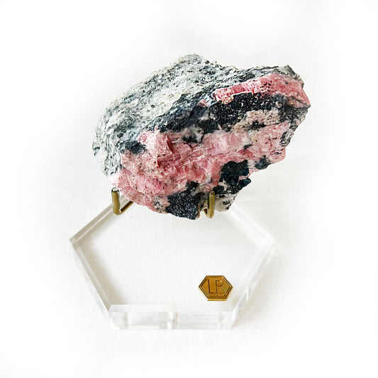 LuxeRox Rhodochrosite on Matrix