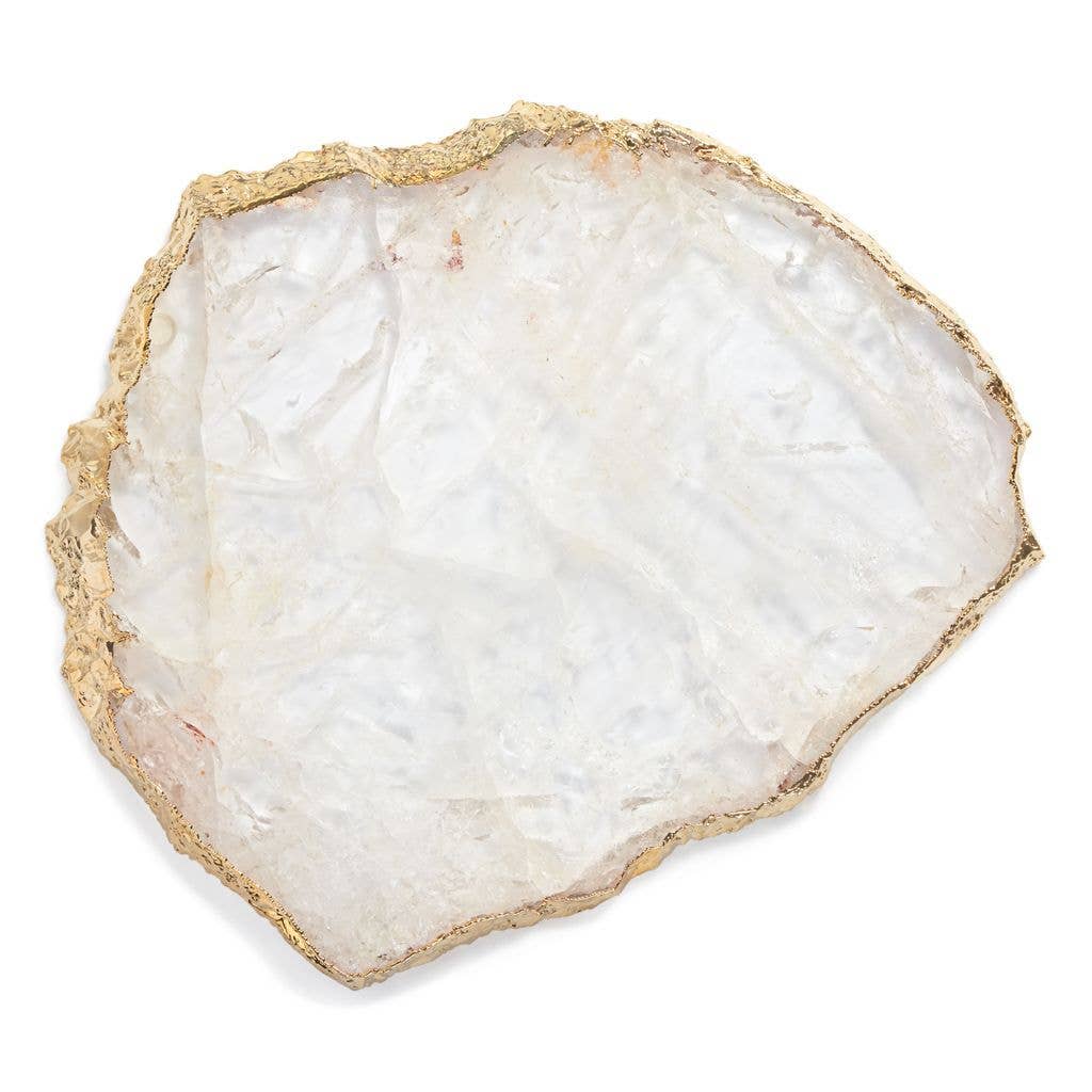 ANNA New York - Kiva Platter, Crystal & Gold