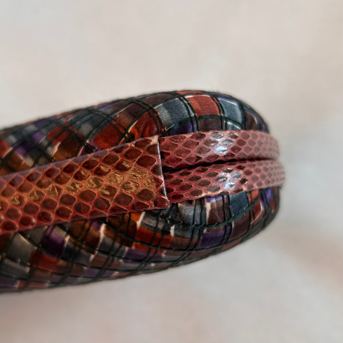 Pre-Loved Bottega Veneta Knot Clasp Clutch