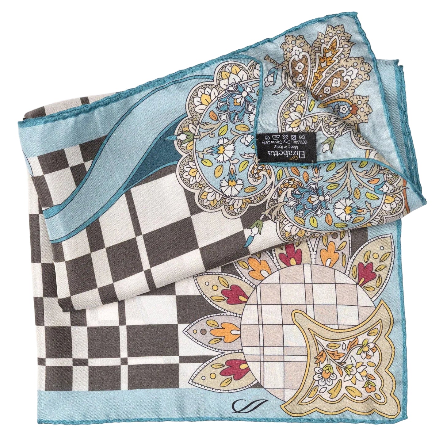 Dama - Silk Bandana - Aqua