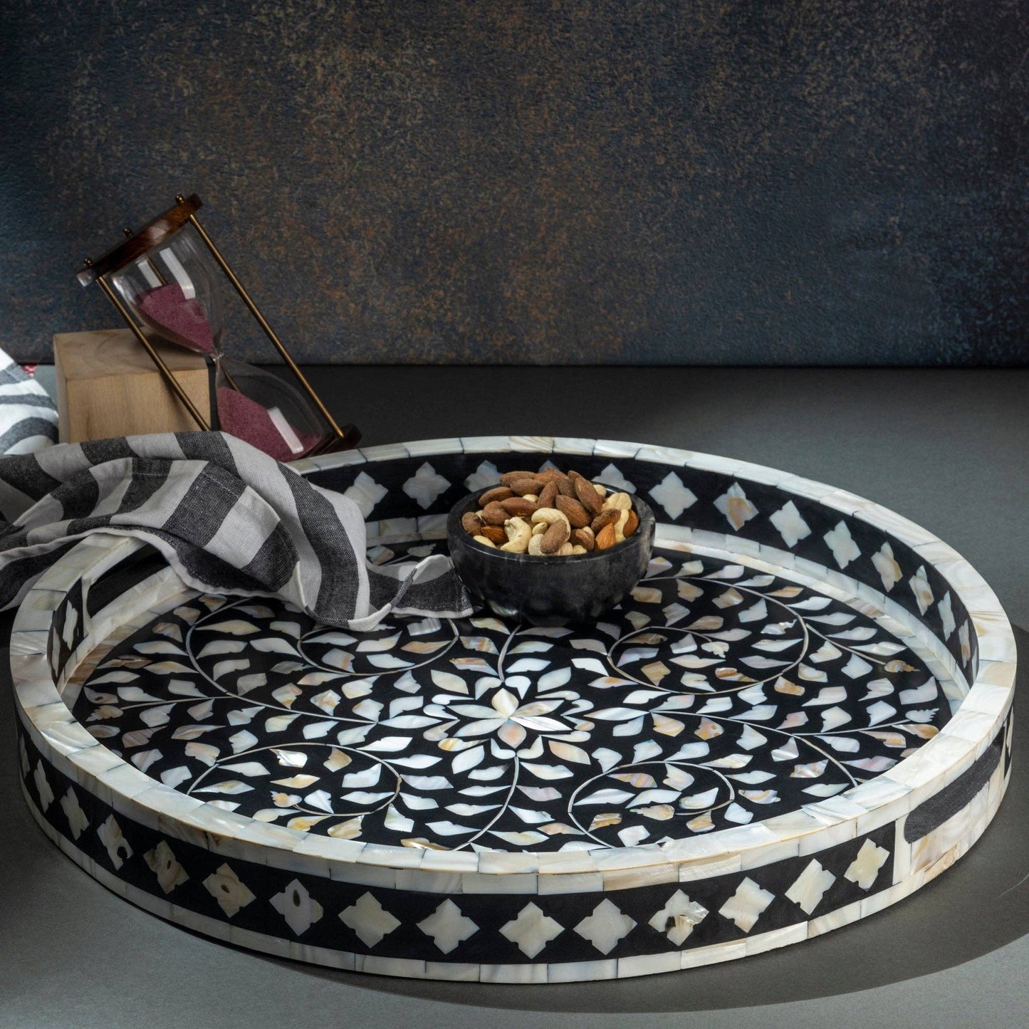 Jodhpur Collector’s Inlay Round Tray