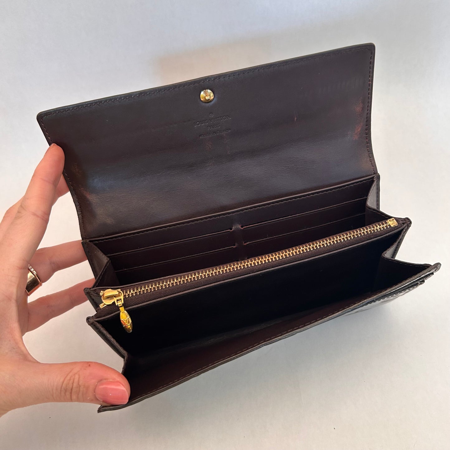 Pre-Loved Louis Vuitton Vernis Patent Continental Wallet