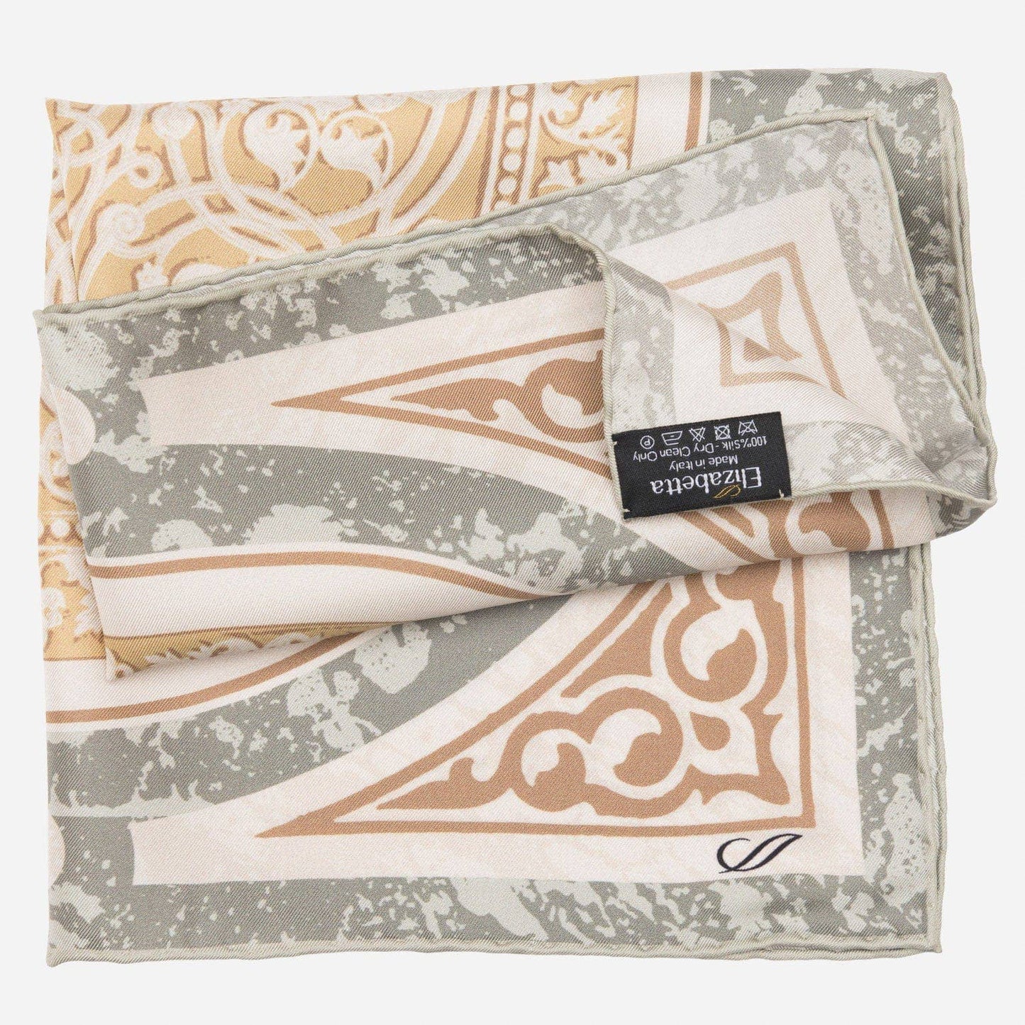 Noto - Silk Pocket Square - Sage