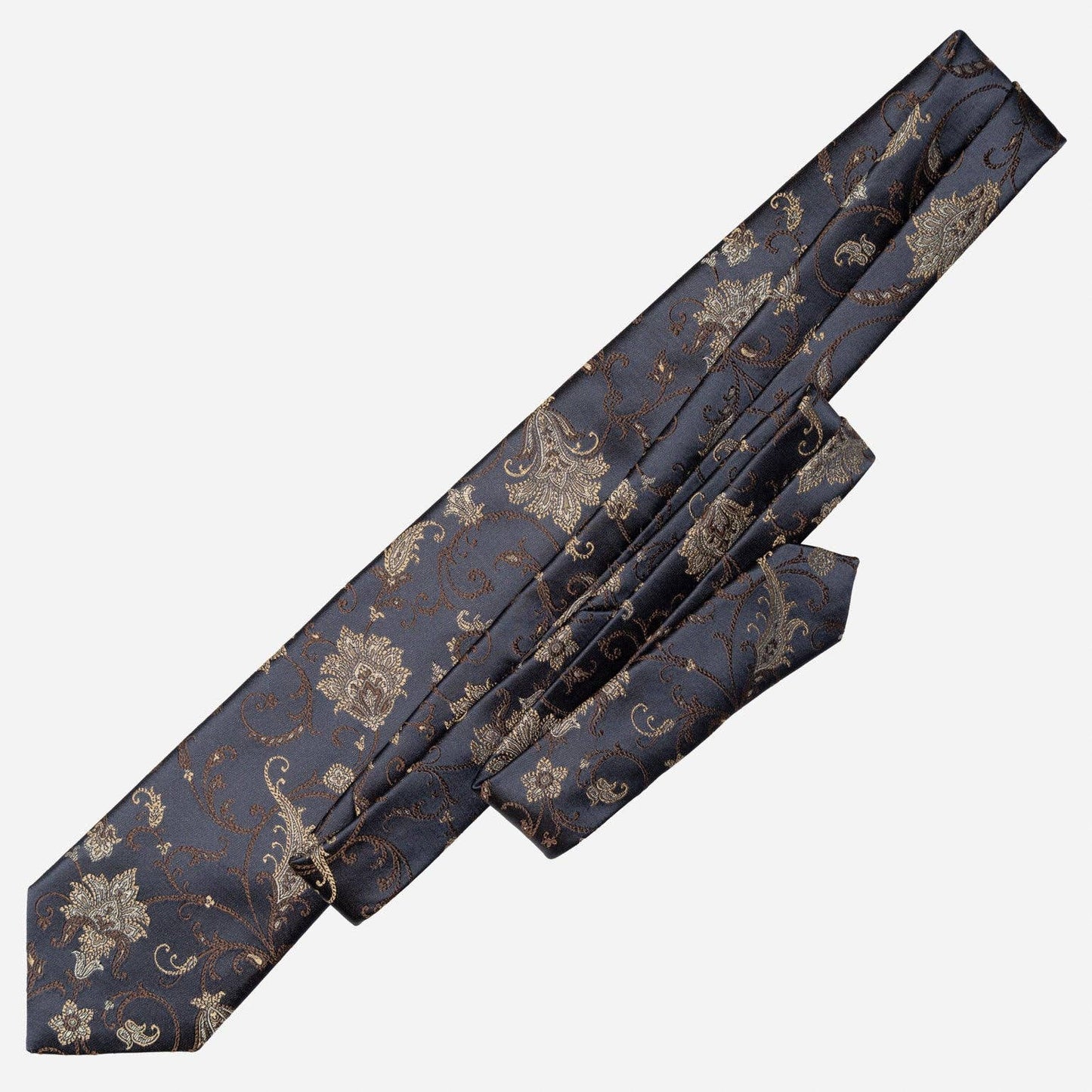 Prosecco - Silk Jacquard Tie - Midnight Blue: Standard