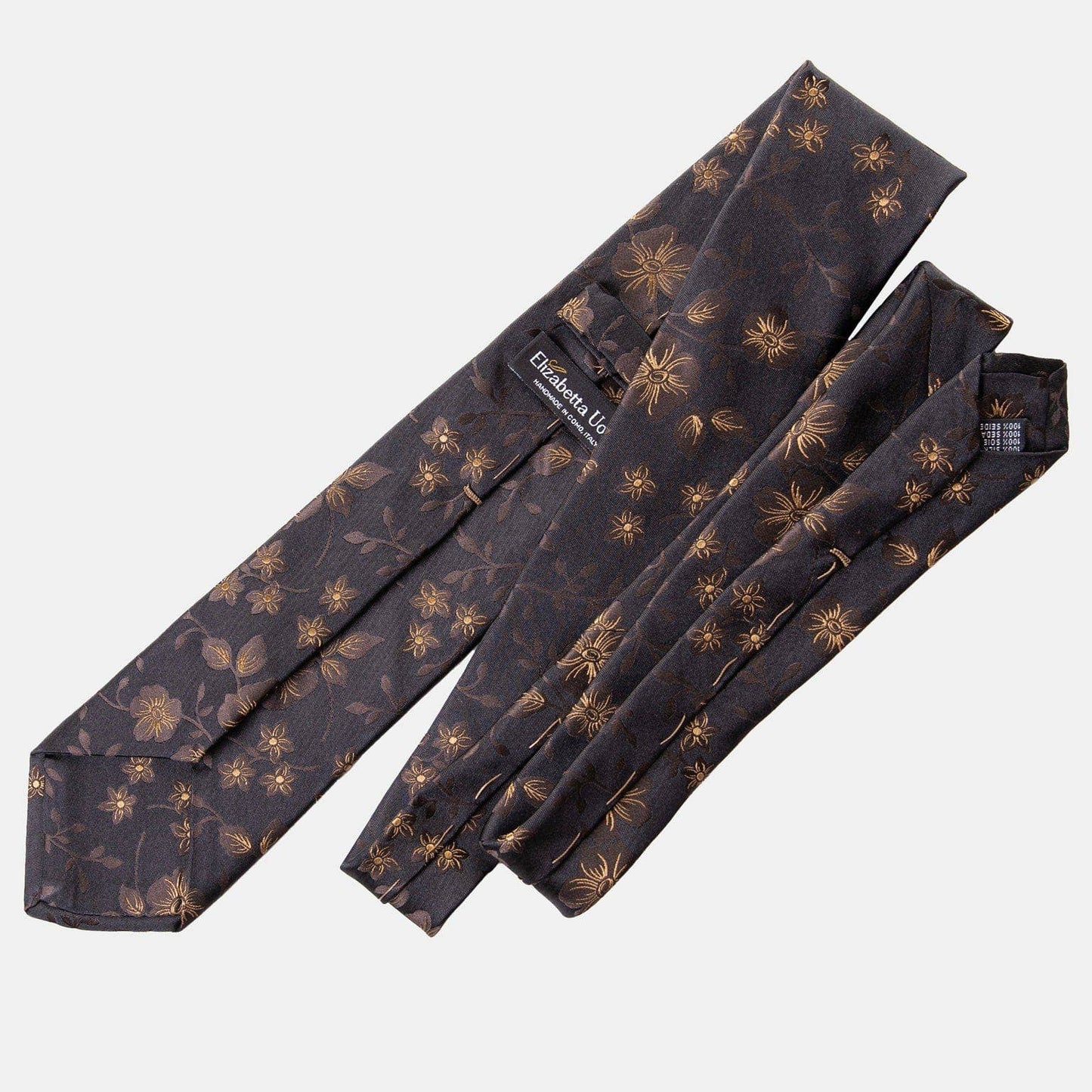 Silvio - Silk Jacquard Tie - Black