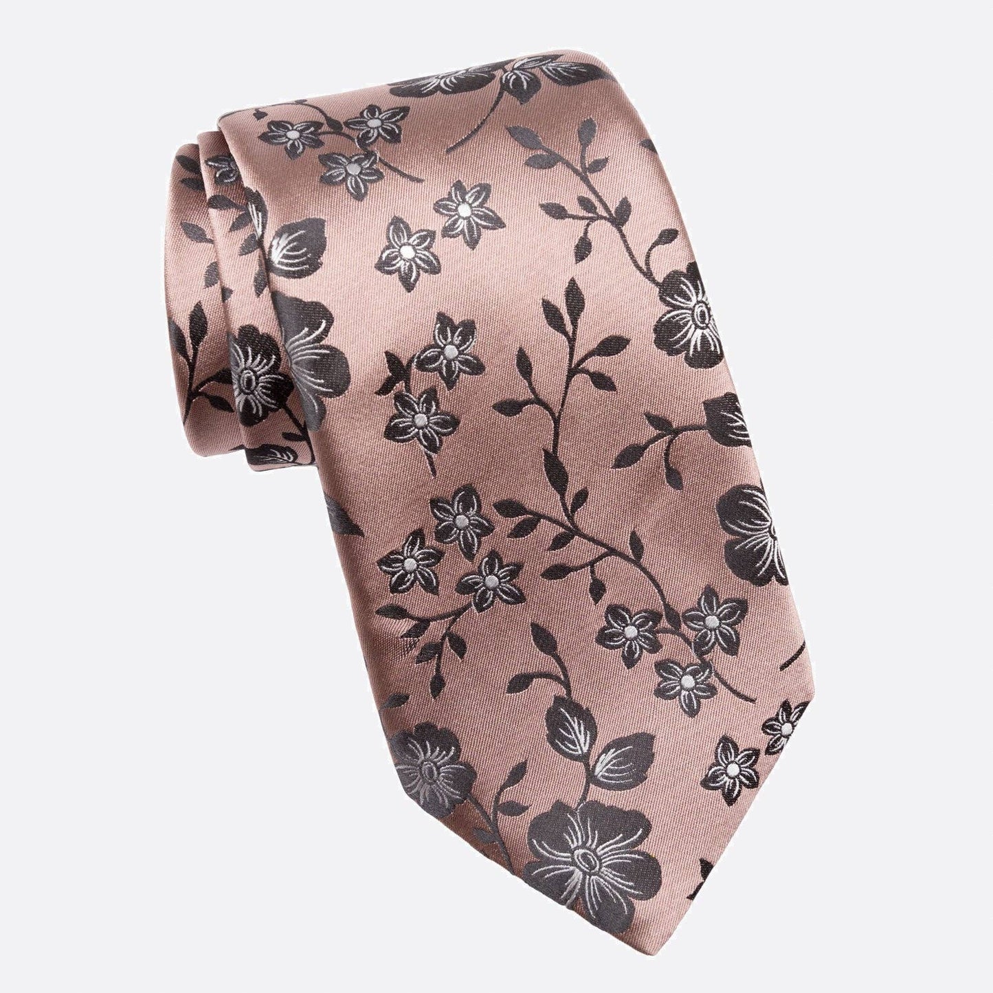 Silvio - Silk Jacquard Tie - Dusty Rose: Standard