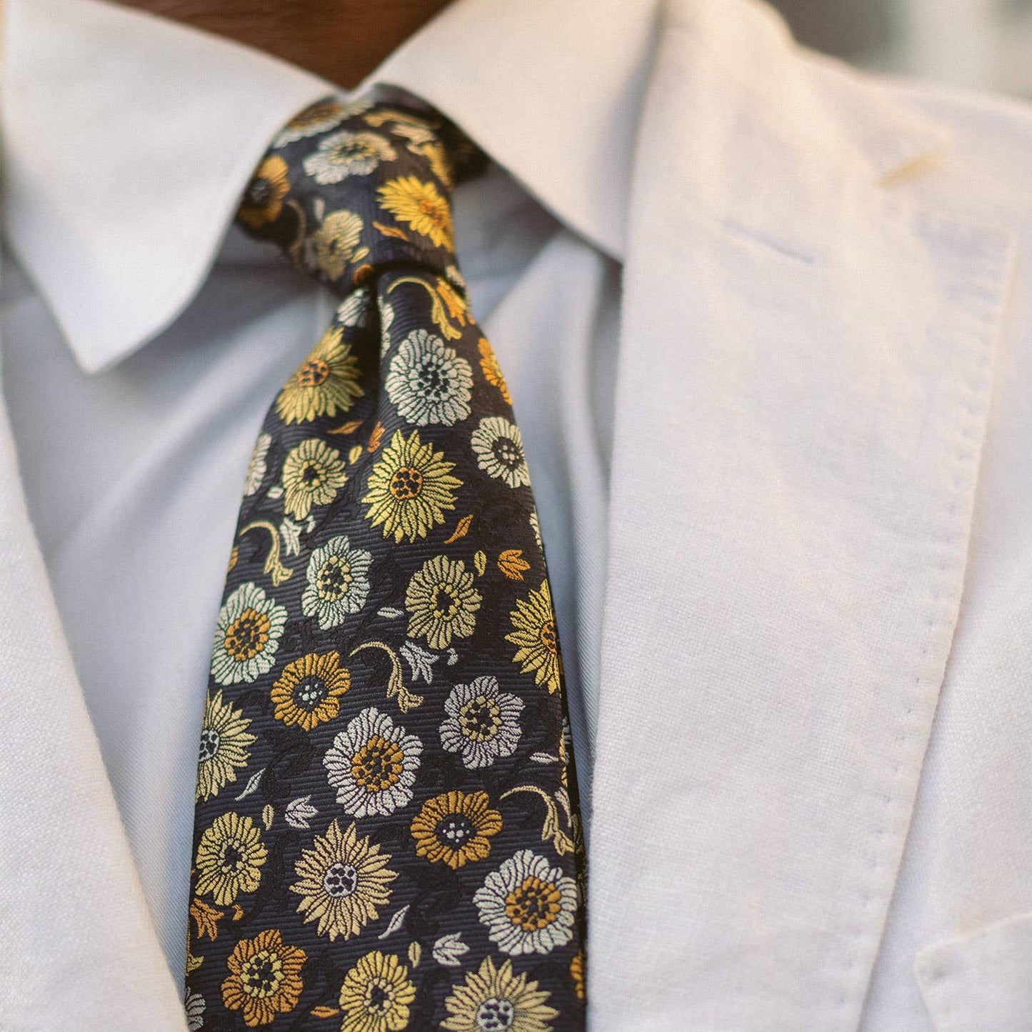 Pergola - Silk Jacquard Tie - Yellow: Standard