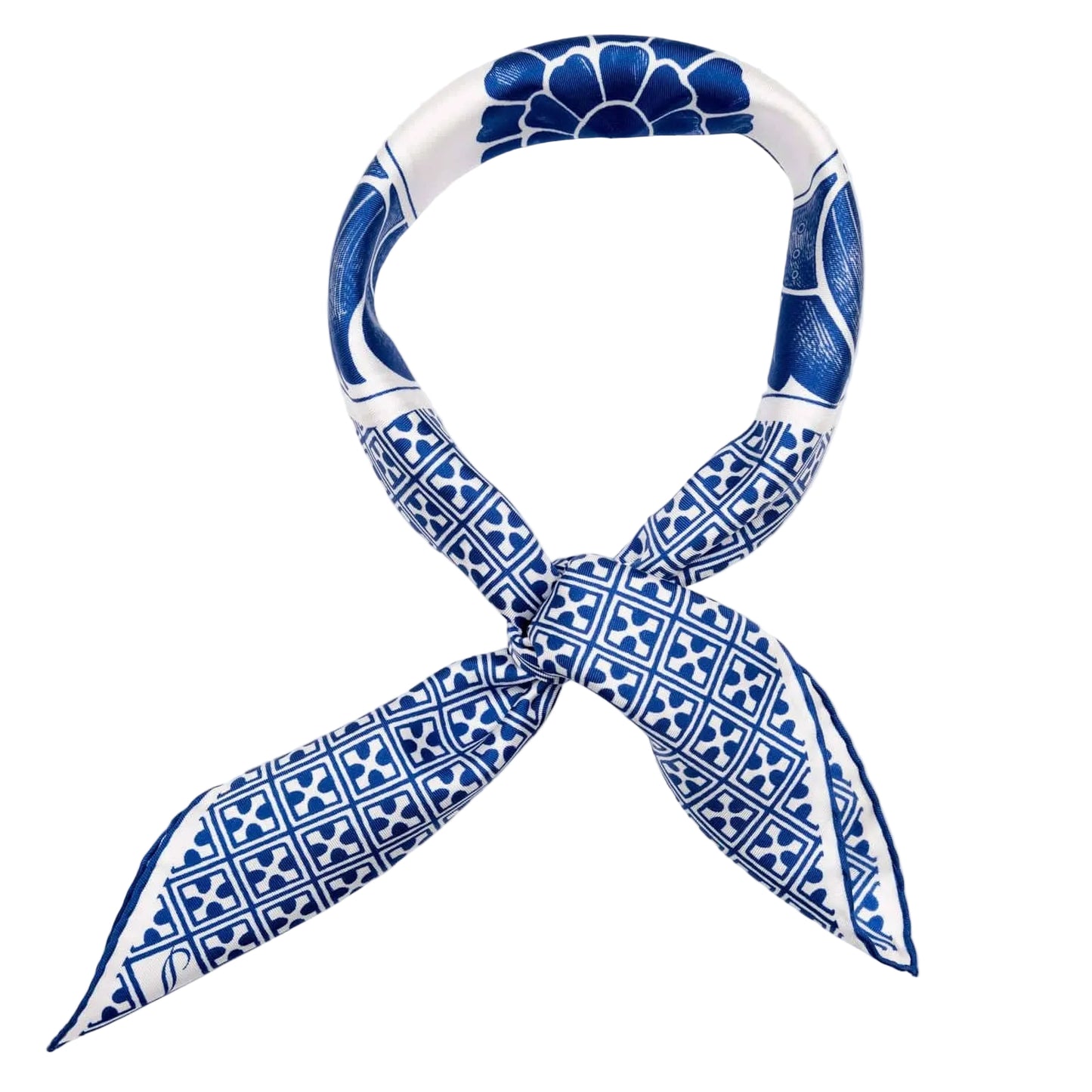 Feroni - Silk Neckerchief - Blue