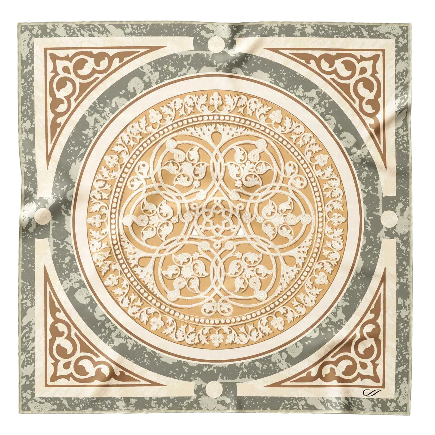 Noto - Silk Pocket Square - Sage
