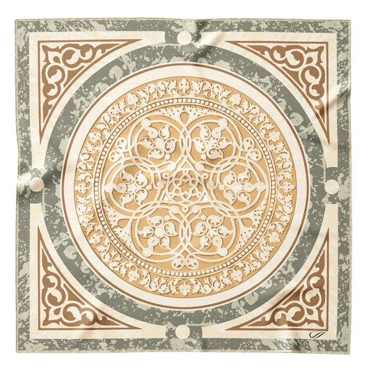 Noto - Silk Pocket Square - Sage