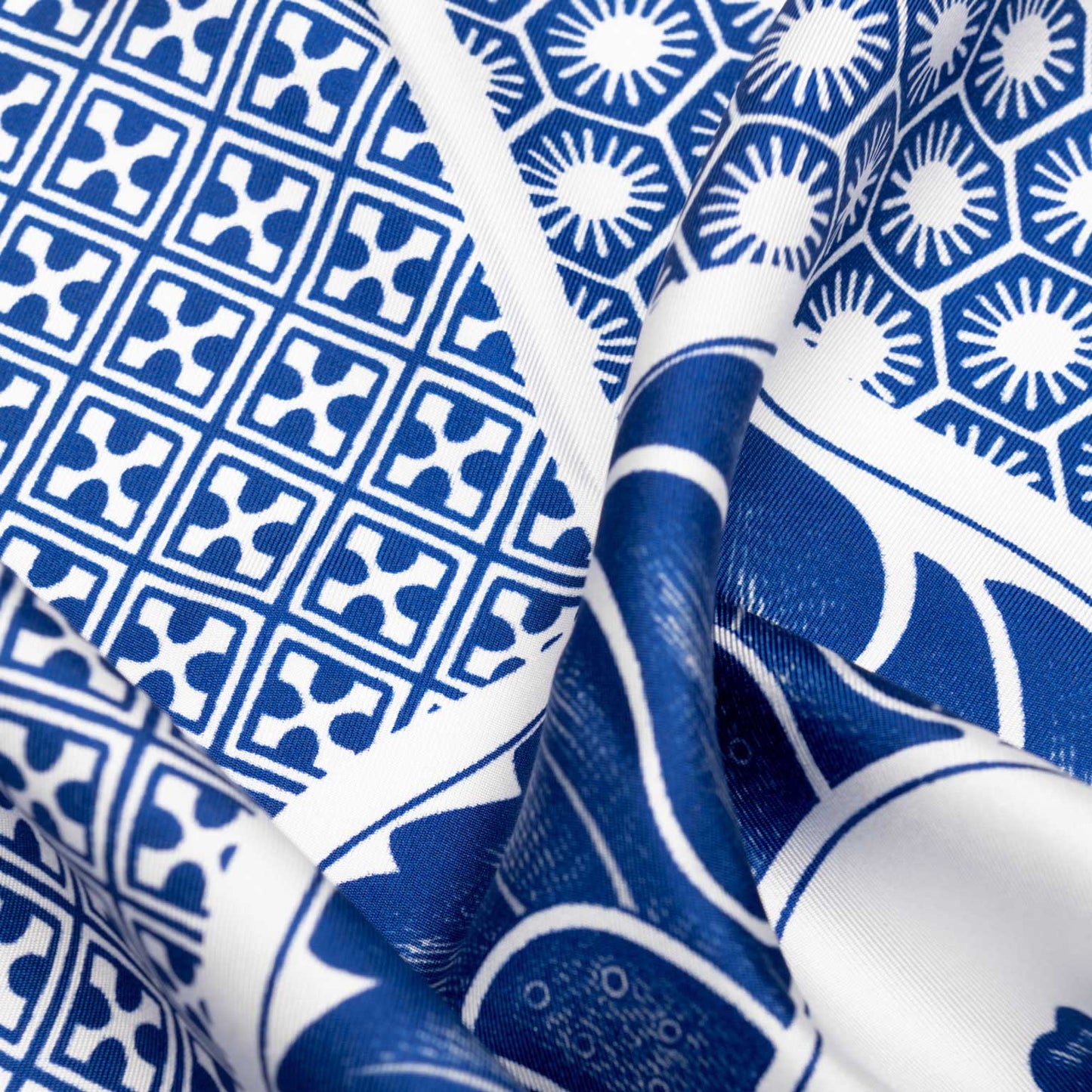 Feroni - Silk Neckerchief - Blue