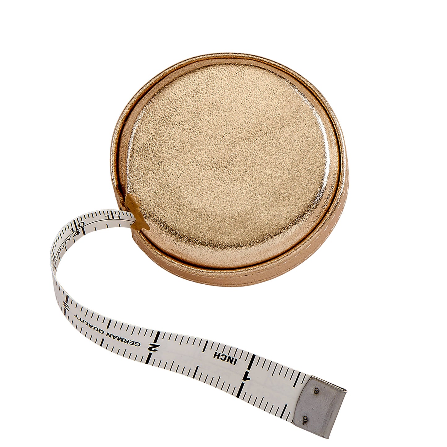 Graphic Image - Gold Leather Tape Measure