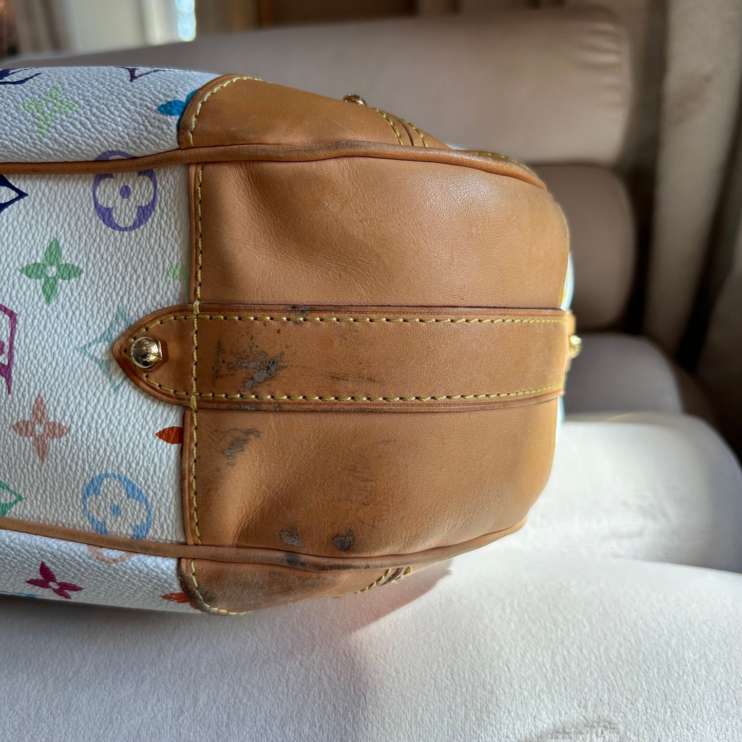 Pre-Loved Louis Vuitton Multicolor Monogram Greta