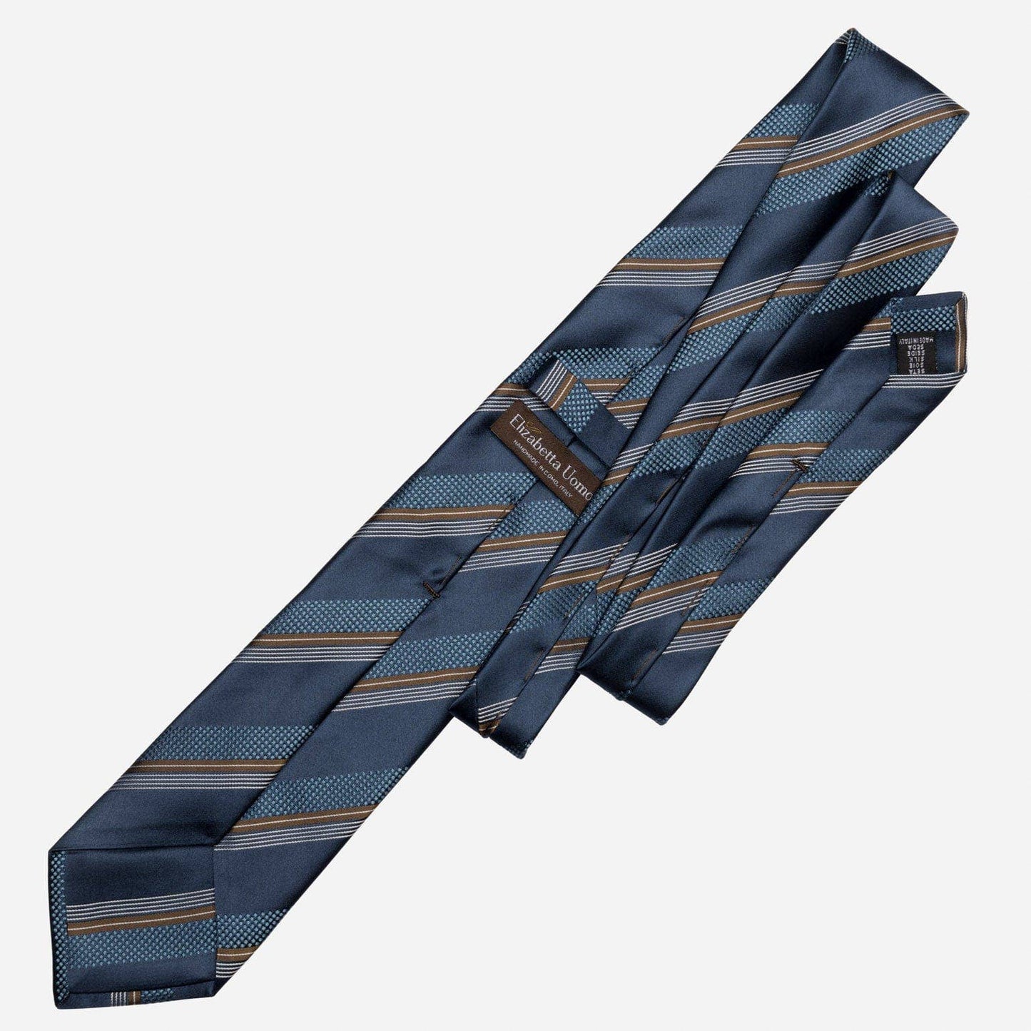 Corso - Silk Jacquard Tie - Petrol Blue: Standard