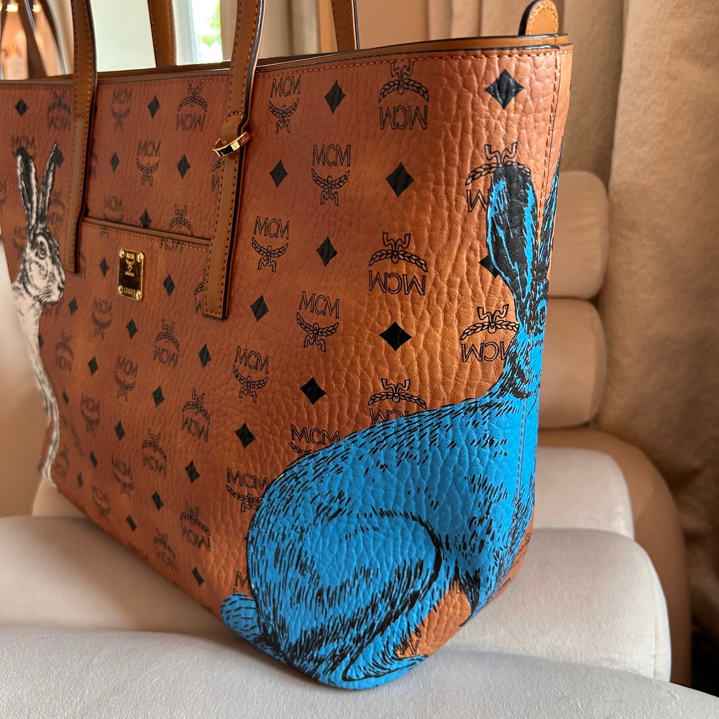 Pre-Loved MCM Anya Tote