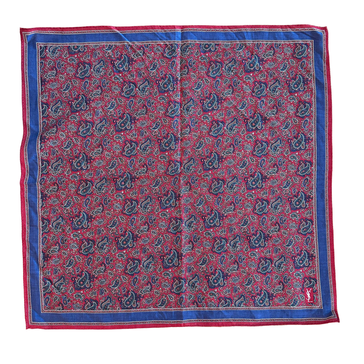 Pre-Loved YSL Paisley Handkerchief
