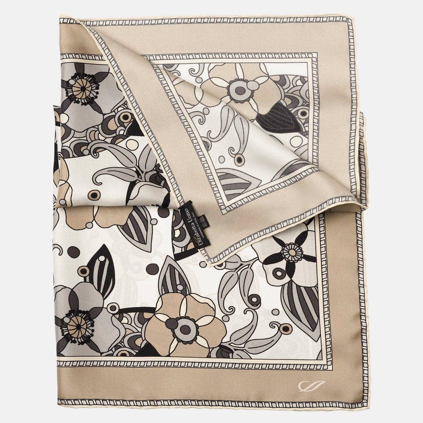 Lombardi - Hand Rolled Silk Neckerchief - Sand