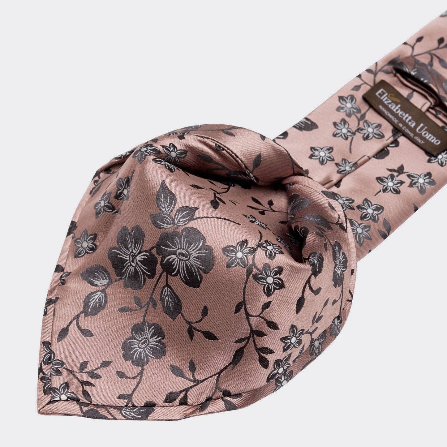 Silvio - Silk Jacquard Tie - Dusty Rose: Standard