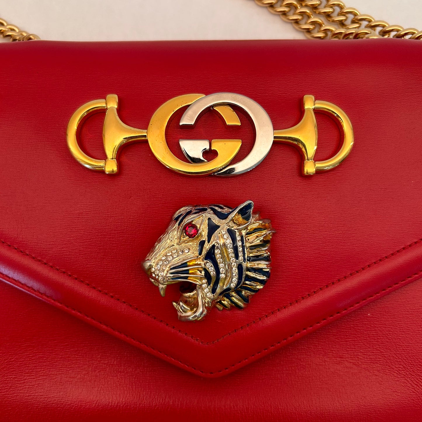 Pre-Loved Gucci Rajah Shoulder Bag