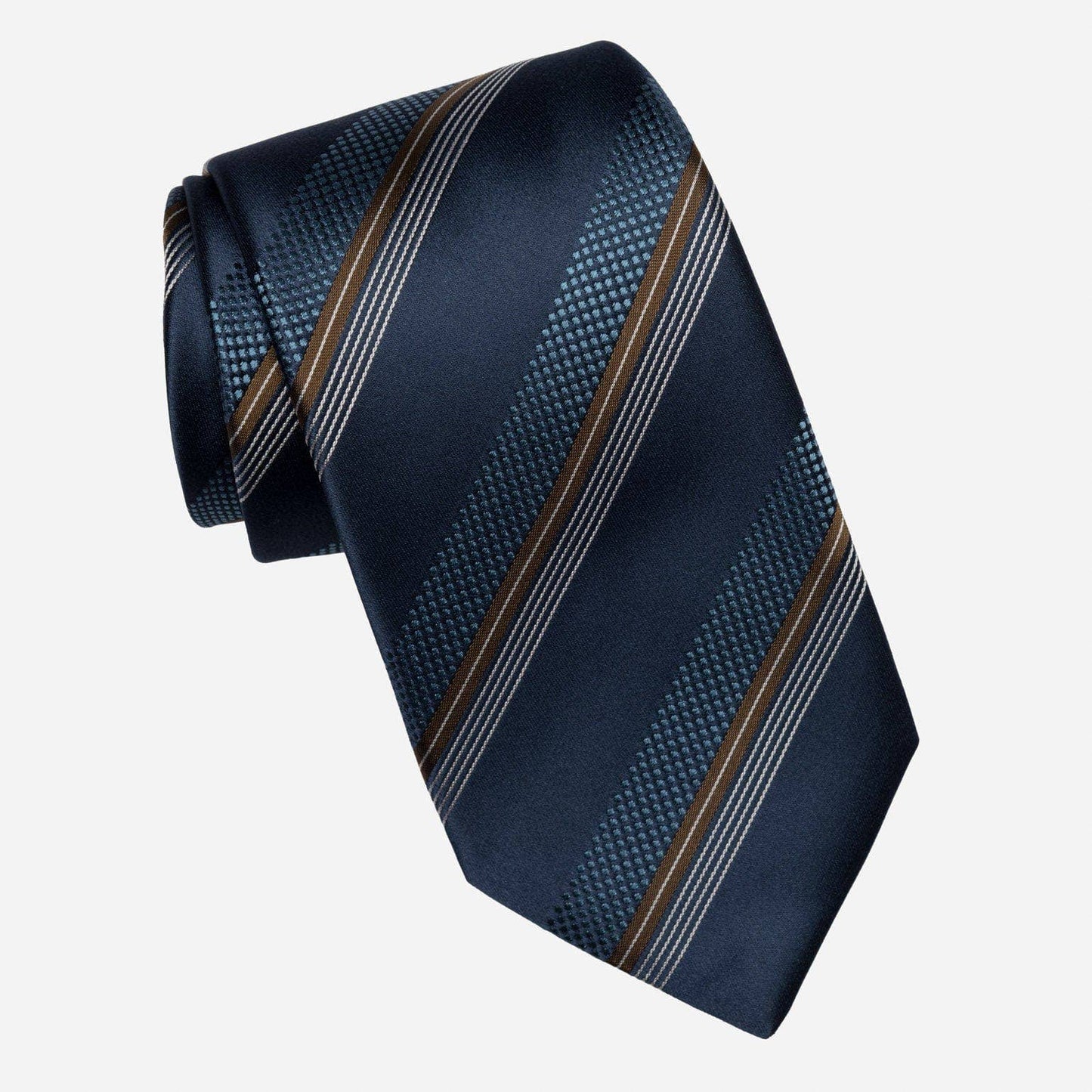 Corso - Silk Jacquard Tie - Petrol Blue: Standard