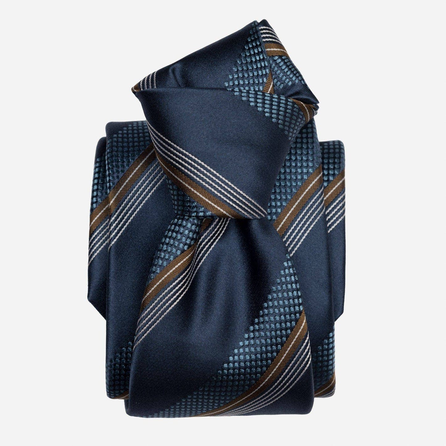 Corso - Silk Jacquard Tie - Petrol Blue: Standard