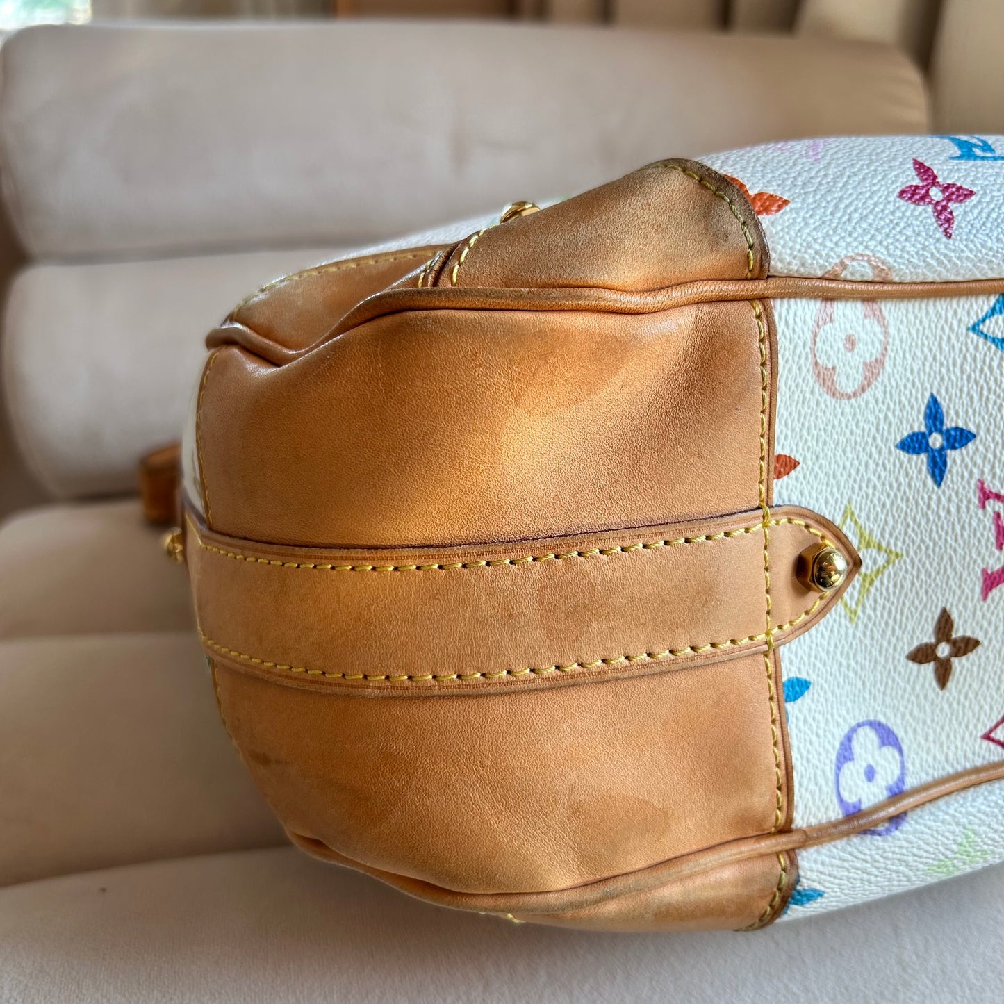 Pre-Loved Louis Vuitton Multicolor Monogram Greta
