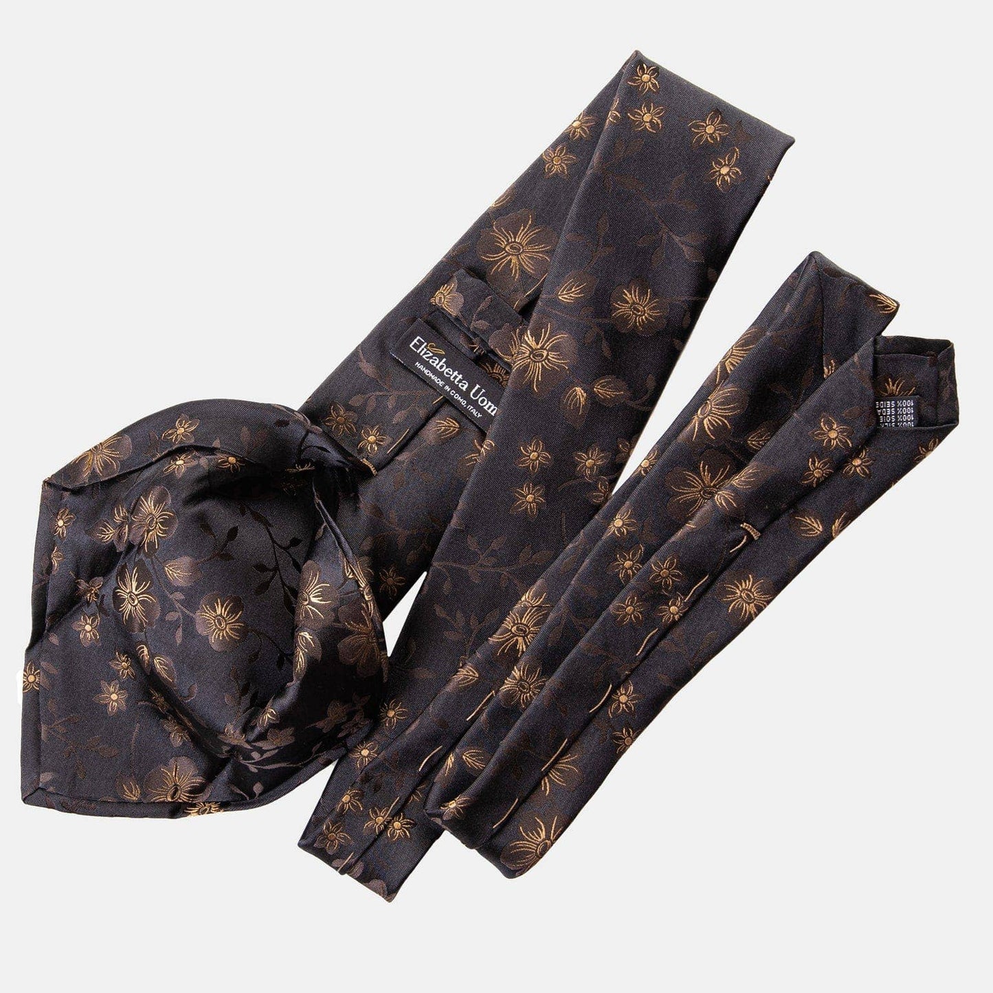 Silvio - Silk Jacquard Tie - Black