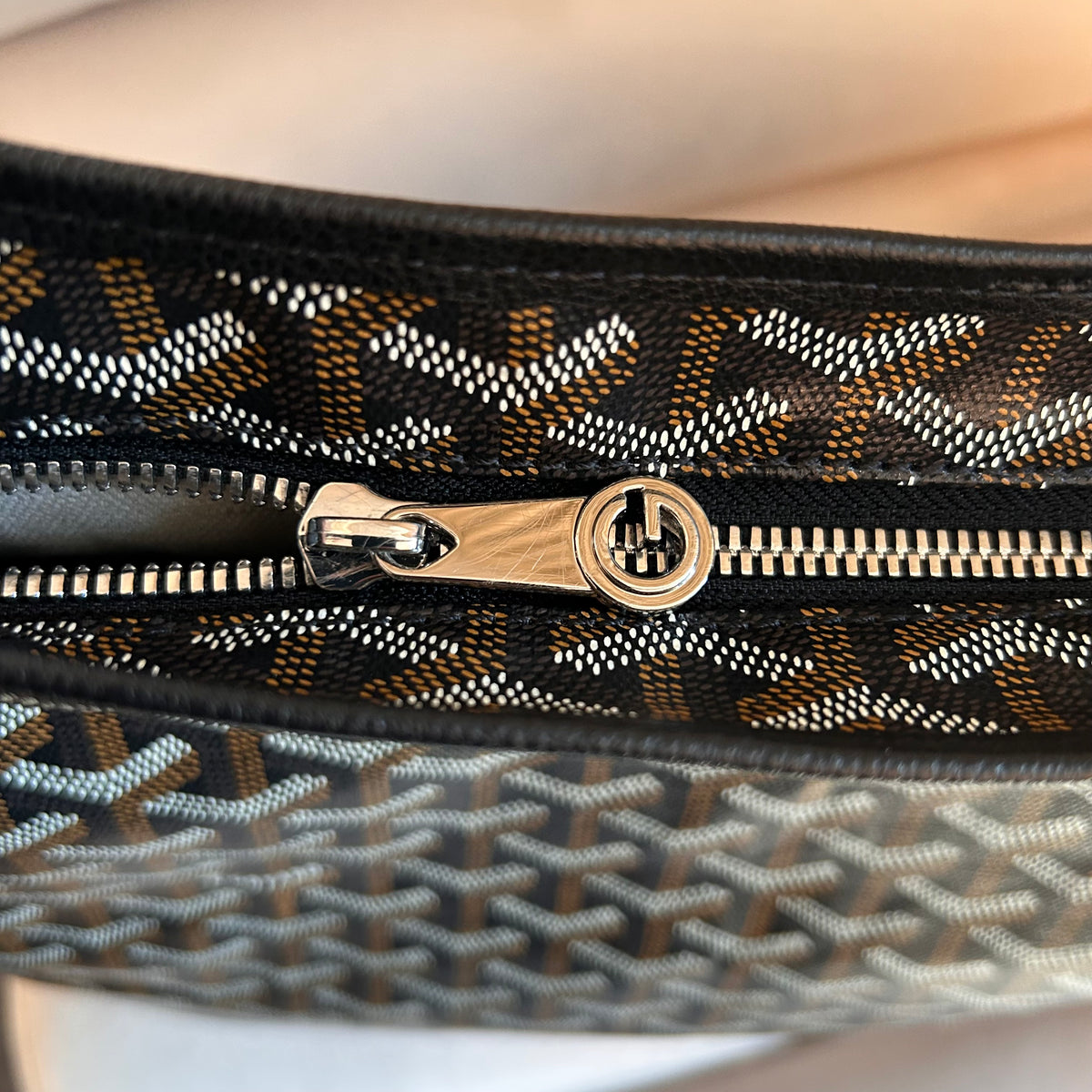Pre-Loved Goyard Goyardine Bohème Hobo Bag
