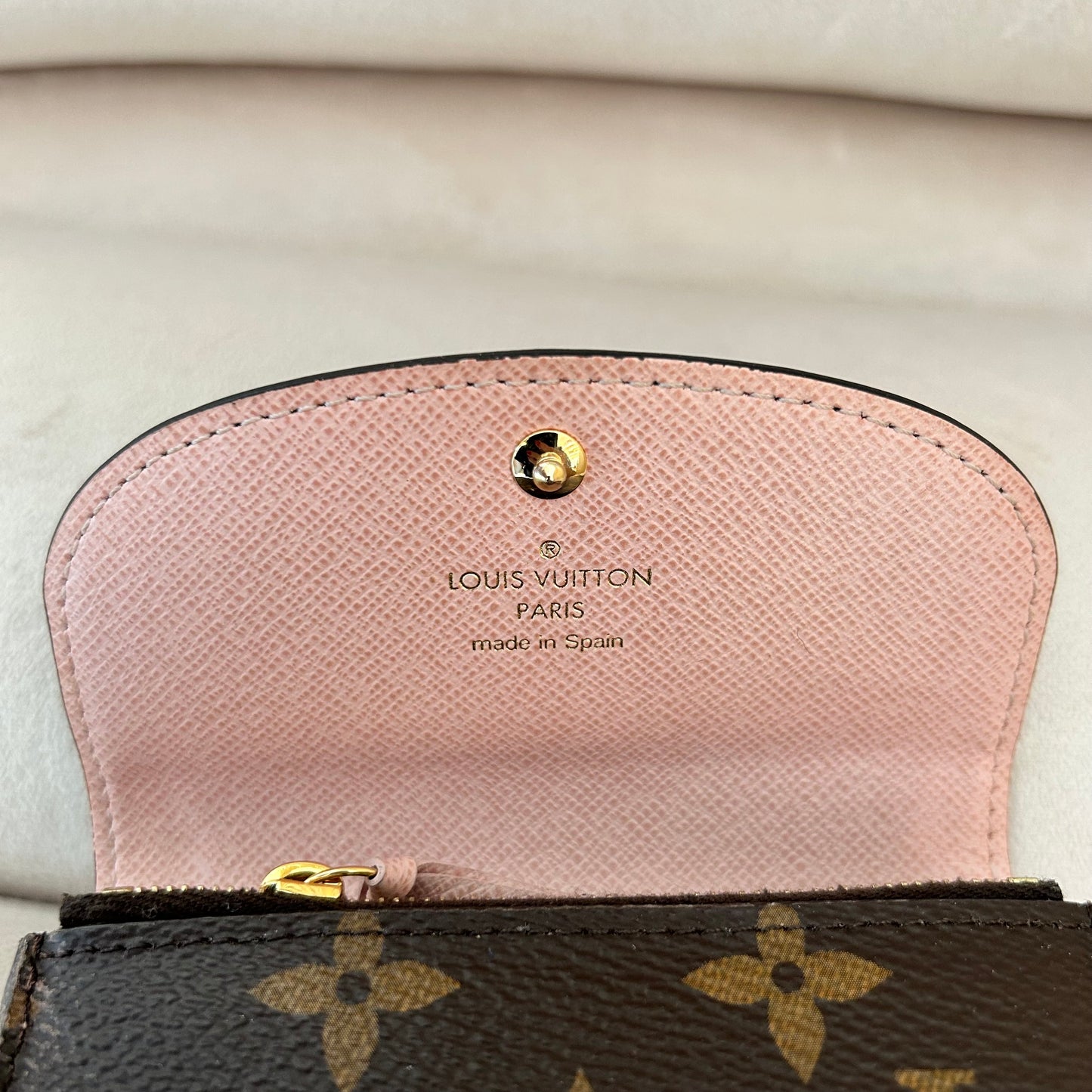 Pre-Loved Louis Vuitton Rosealie Coin Purse