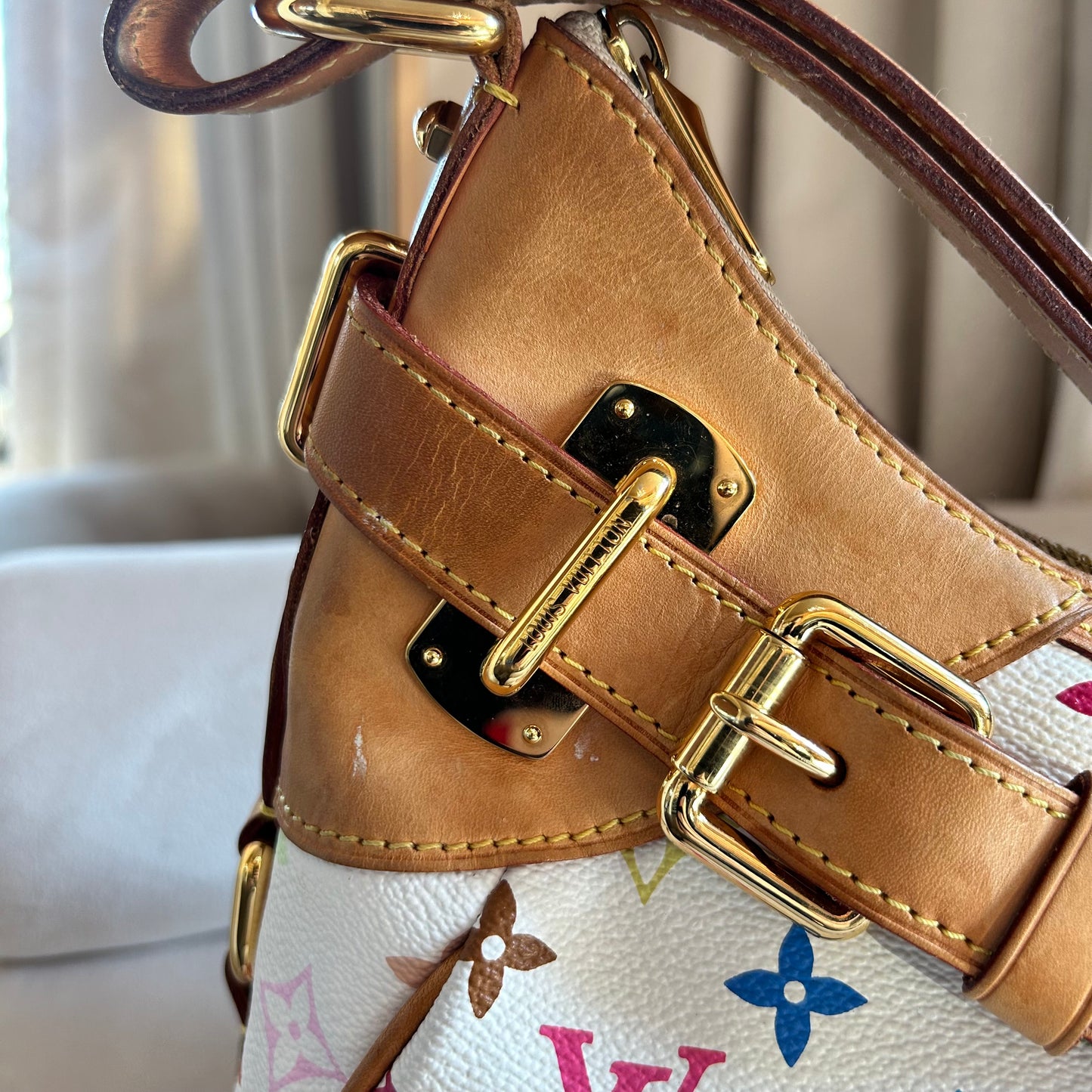 Pre-Loved Louis Vuitton Multicolor Monogram Greta