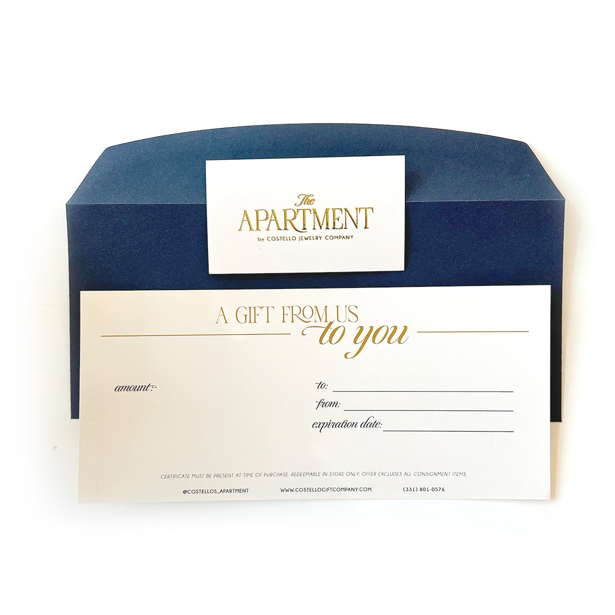 The Apartment Gift Certificate