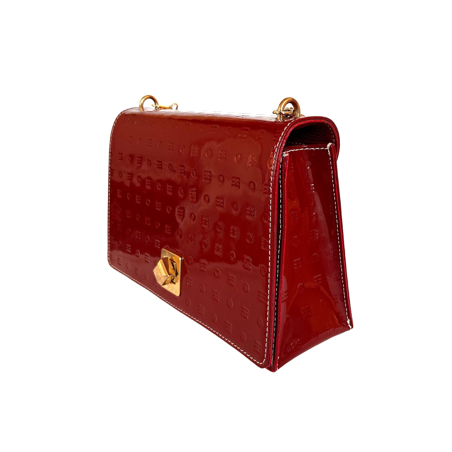Pre-Loved Arcadia Patent Leather Shoulder Bag