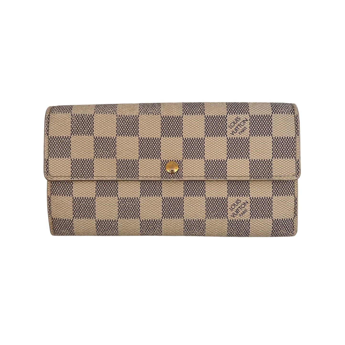 Pre-Loved Louis Vuitton Damier Azur Continental Wallet