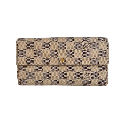 Pre-Loved Louis Vuitton Damier Azur Continental Wallet