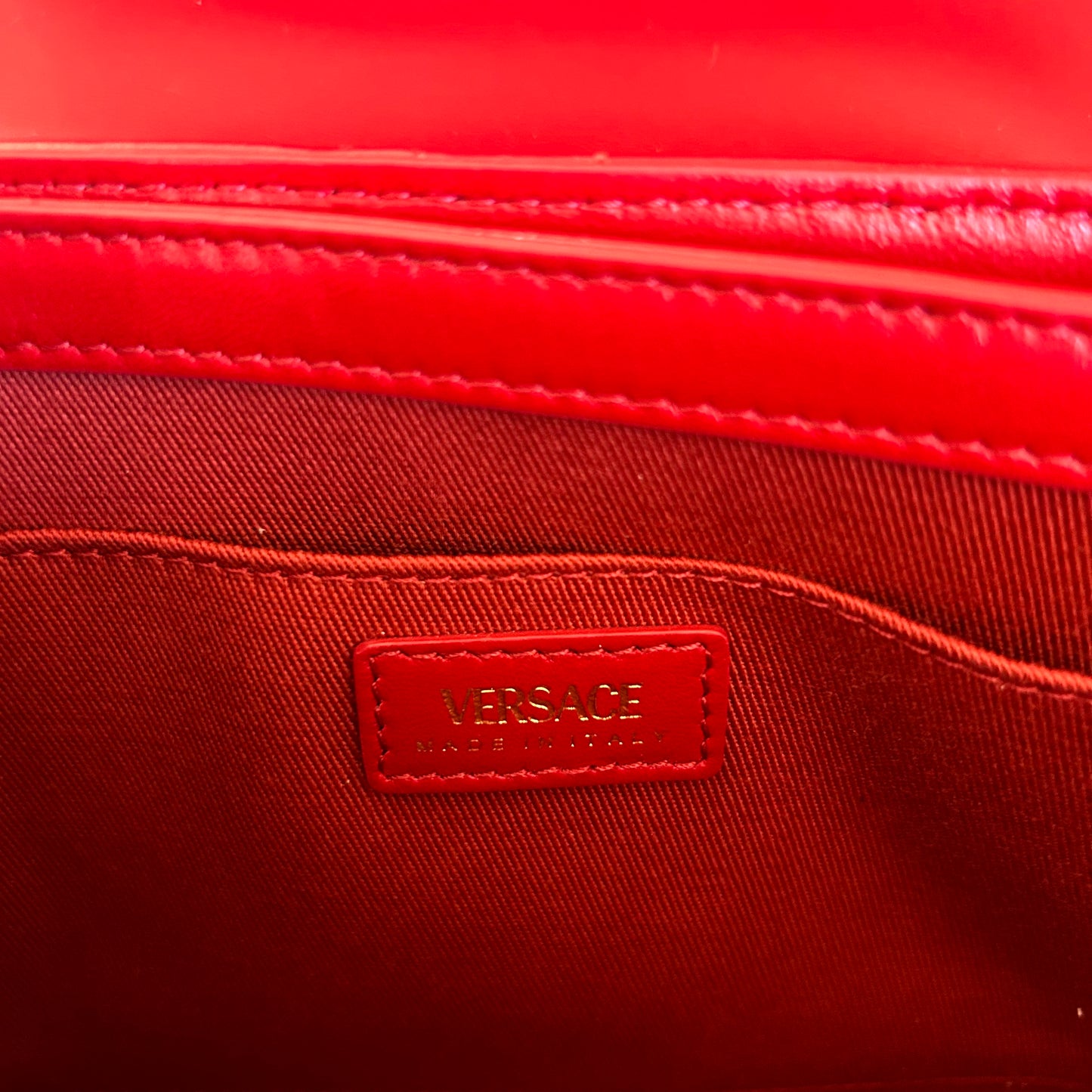 Pre-Loved Versace Kleio Quilted Shoulder Bag