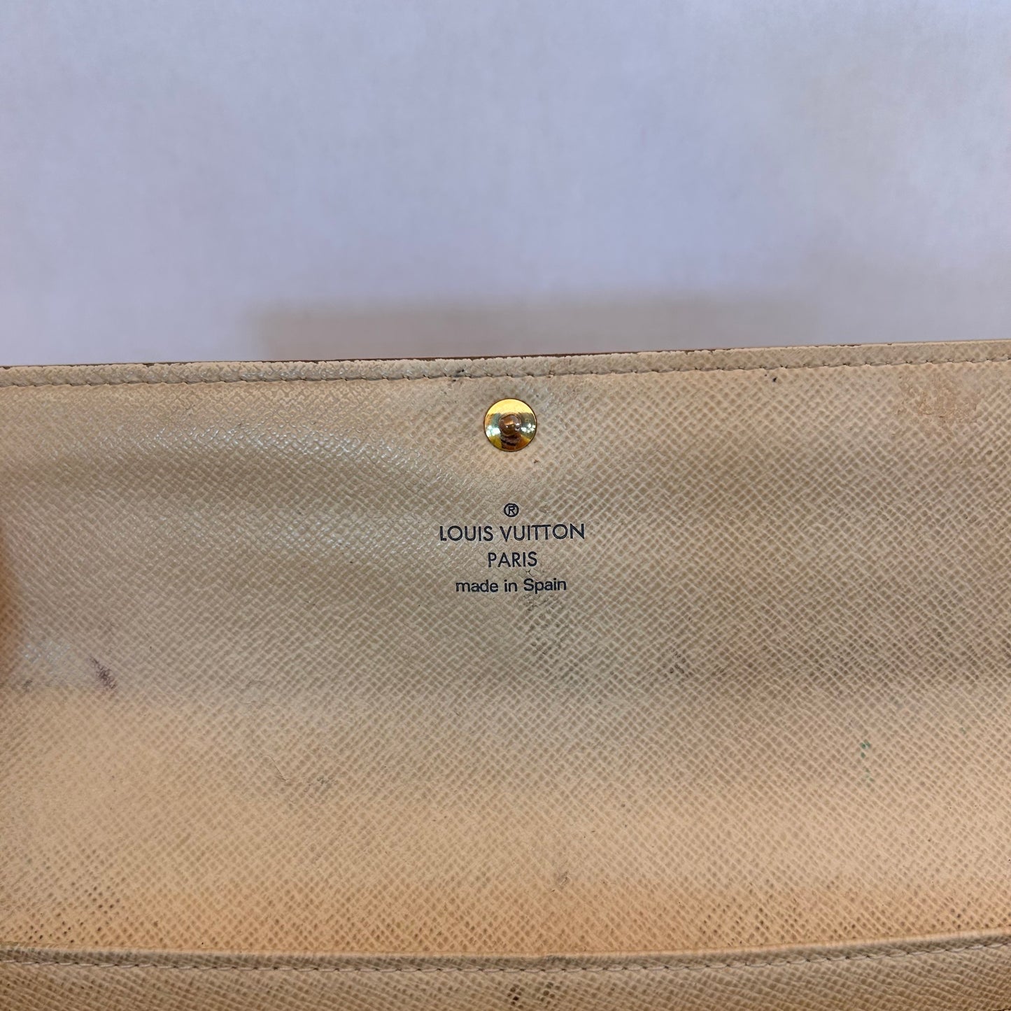 Pre-Loved Louis Vuitton Damier Azur Continental Wallet