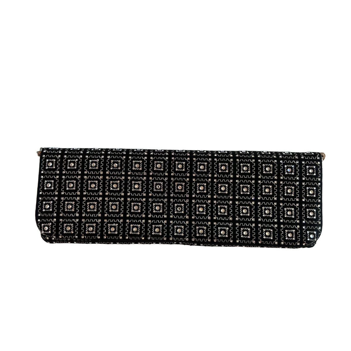 Pre-Loved Badgley Mischka Patterned Crystal Evening Bag
