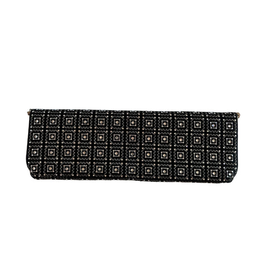 Pre-Loved Badgley Mischka Patterned Crystal Evening Bag