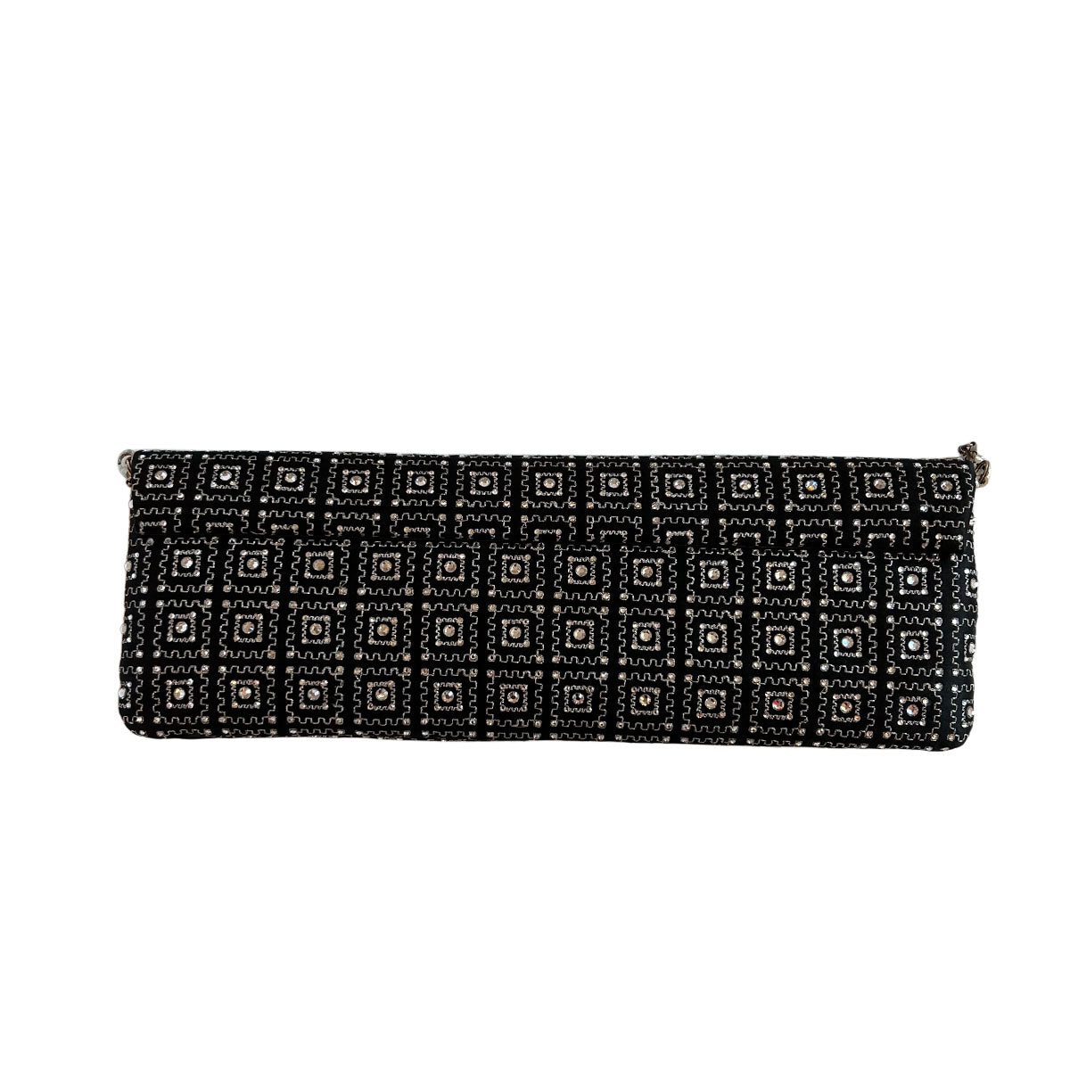 Pre-Loved Badgley Mischka Patterned Crystal Evening Bag