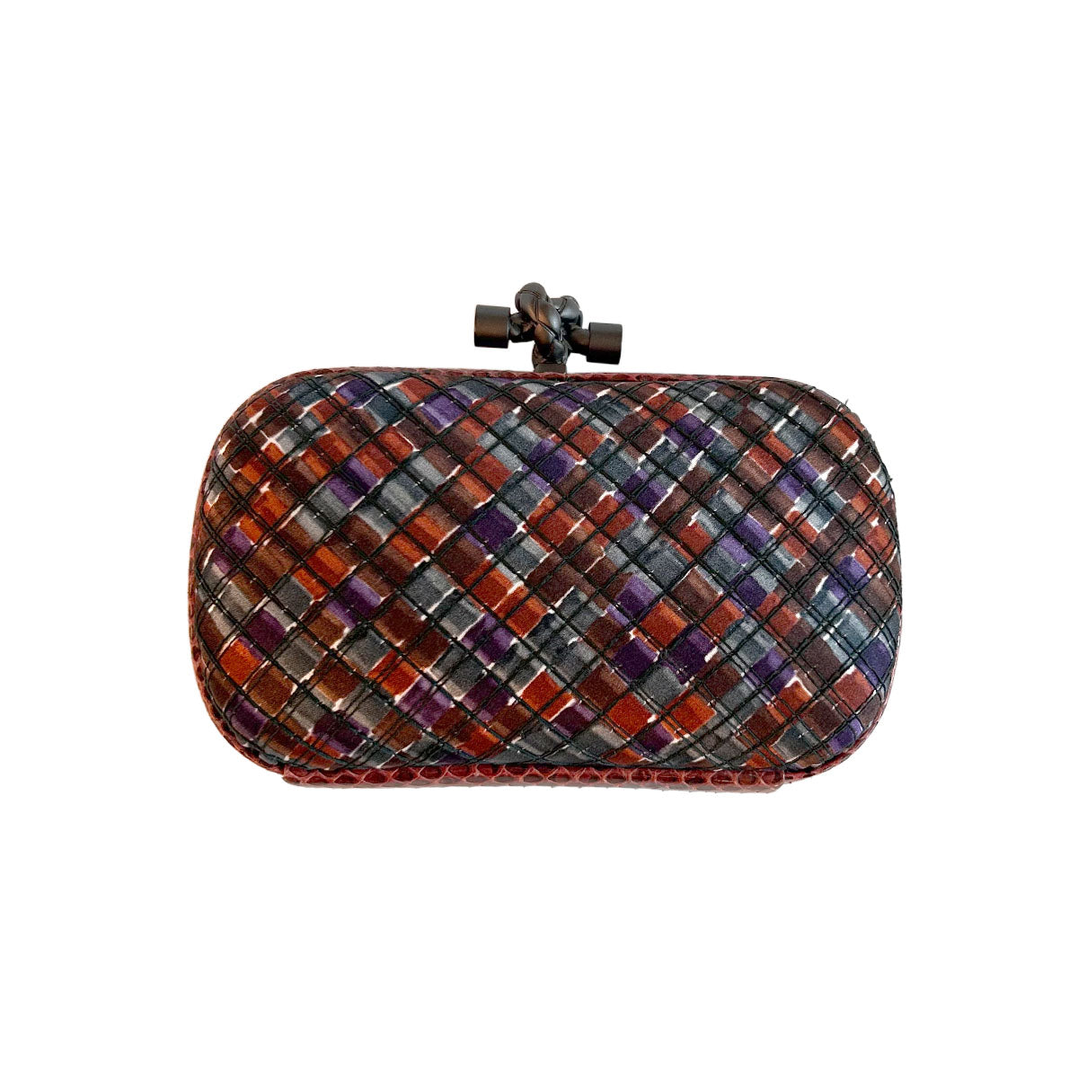 Pre-Loved Bottega Veneta Knot Clasp Clutch
