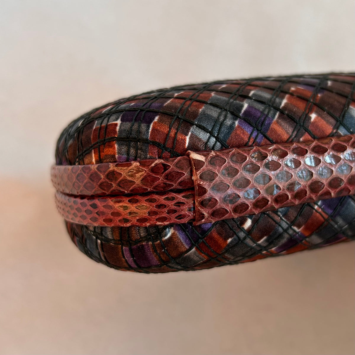 Pre-Loved Bottega Veneta Knot Clasp Clutch