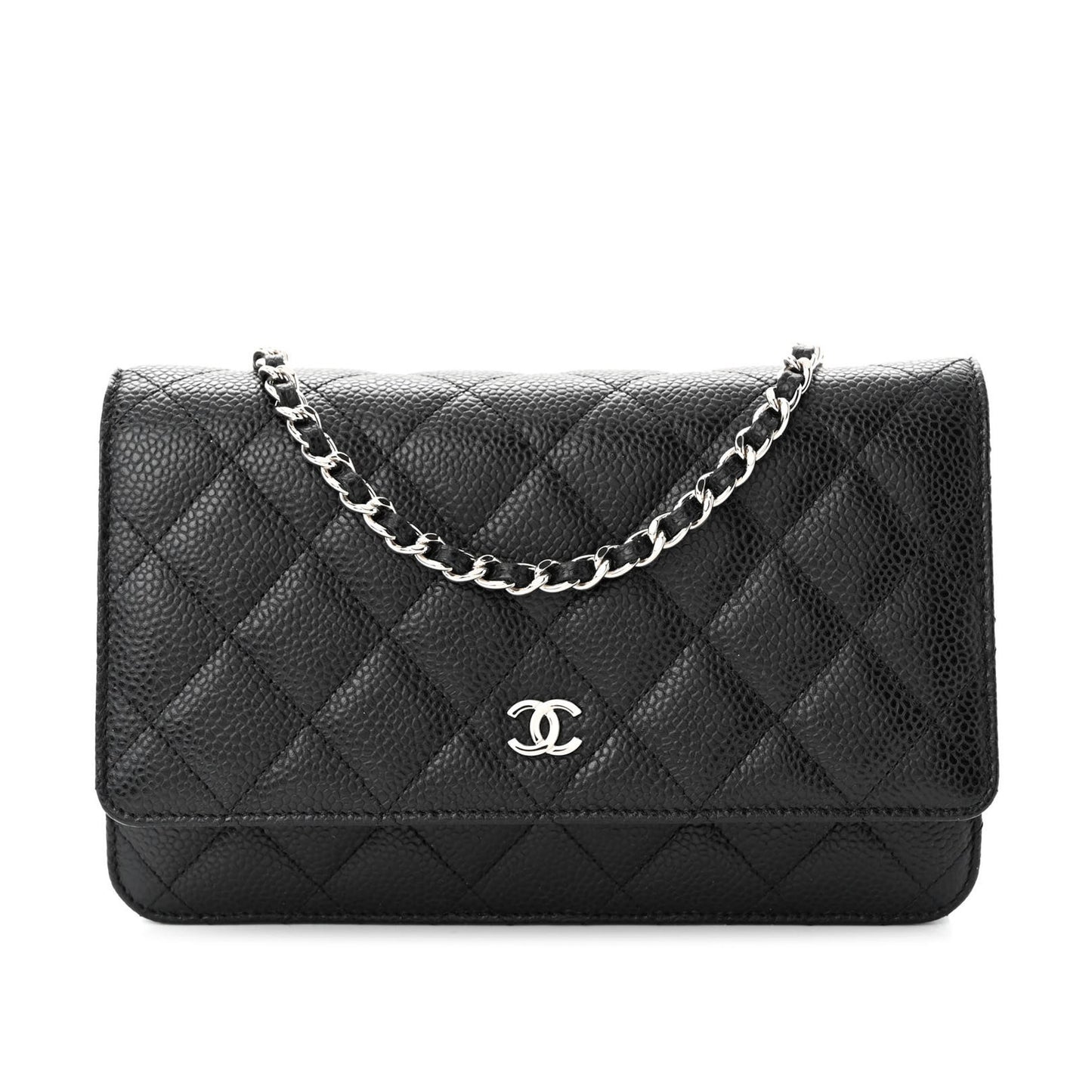 Chanel Caviar Leather Wallet on Chain