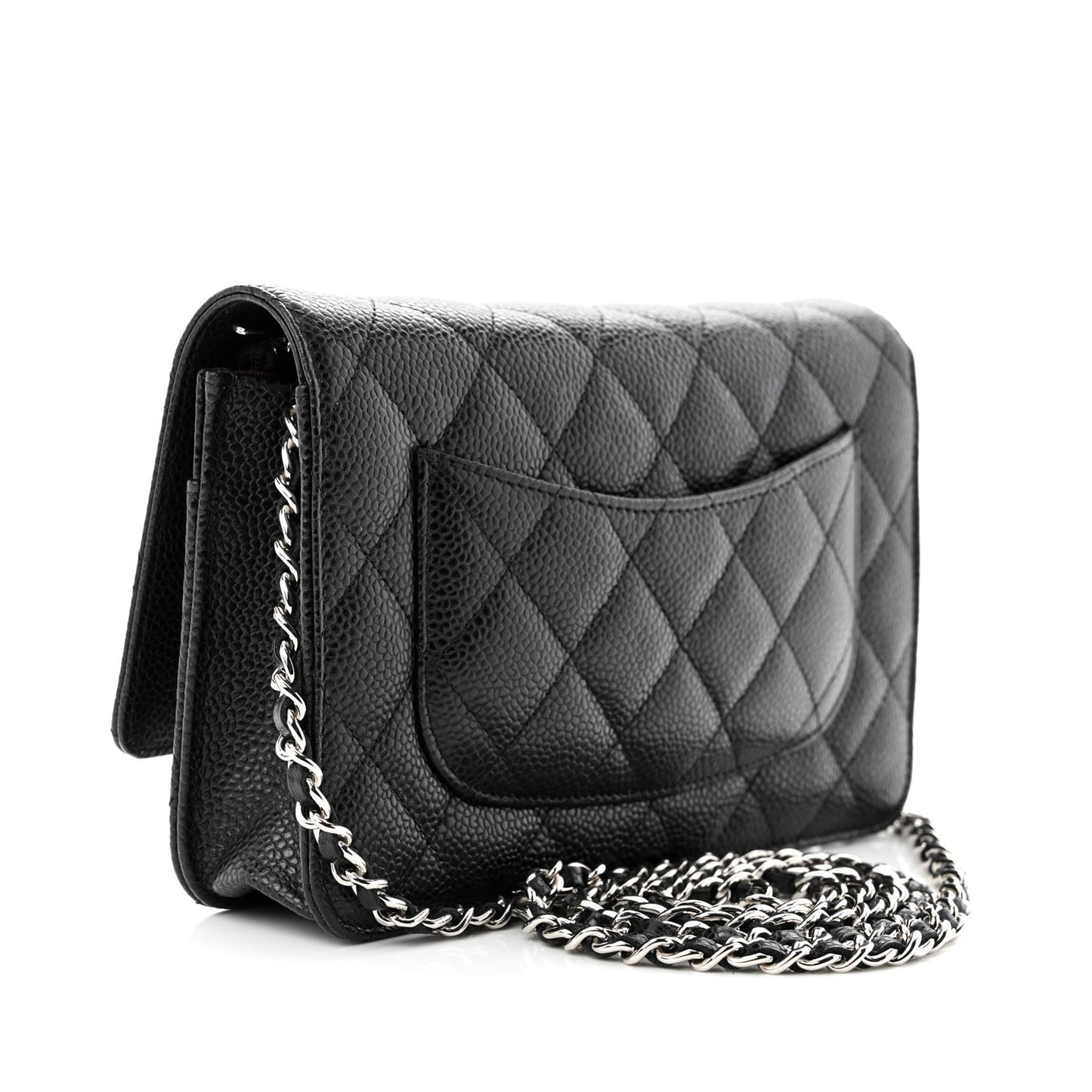 Chanel Caviar Leather Wallet on Chain